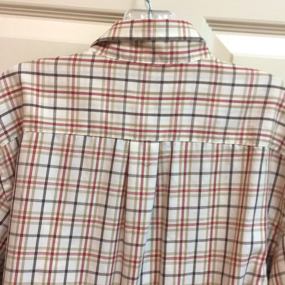 Men's Brushed Cotton Plaid Button-Down Shirt - Picture 7 of 7